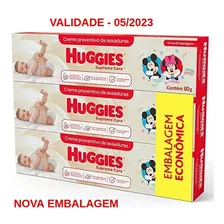 Kit 3 Cremes De Assaduras Huggies Supreme Care - 80g