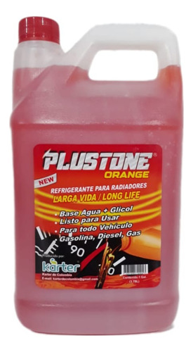 Refrigerante Radiador Plustone Verde, Rojo, Naranja, Azul Gl Foto 9