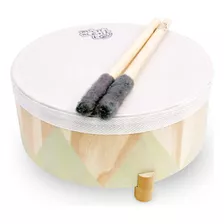 Instrumento Musical Tambor De Pie Infantil Para Niños Madera