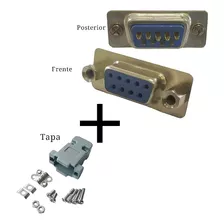 Conector Db9 9 Pines Hembra Incluye Tapa