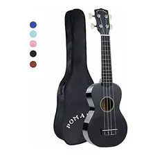 Pomaikai - Ukelele Soprano De Madera Con Diseño De Arco Iri