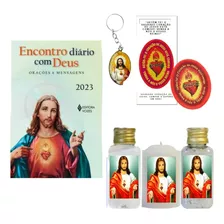 Encontro Diário Com Deus 2023 Livro Editora Vozes Planejamento Espiritual Para O Ano De 2023 Completo Com Orações, Mensagens, Reflexões Shalom Hesed Fé Católico Orante Sagrado Coração De Jesus 