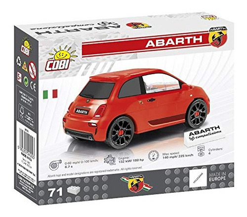 Cobi Fiat Abarth 500 (2018), Rojo Foto 6
