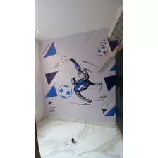 Papel De Parede Futebol 2,80 X 3,20