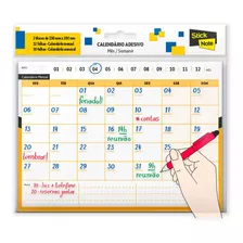 Calendario Auto Adesivo Mensal E Semanal Pronta Entrega