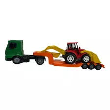 Brinquedo Caminhão Superfrota Com Trator - Poliplac