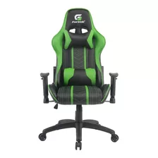 Cadeira Gamer Black Hawk Fortrek Ergonómica Com Almofadas Cor Verde Material Do Estofamento Revestimento Sintético