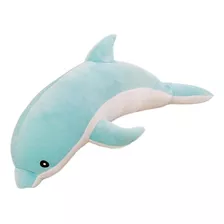 Cojín Relleno De Felpa Kawaii Dolphin, Supersuave, 50 Cm