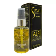 Serum, Reparador De Lino X 60ml Alfi Nova, Oleo Capilar