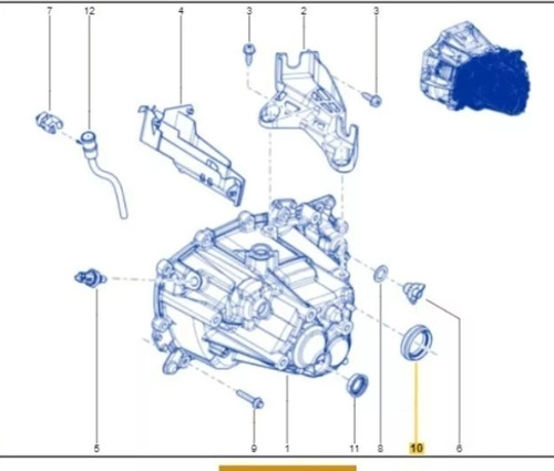 Retn Caja Velocidades Orig Para Renault Kwid 1.0 383423705r Foto 6