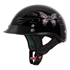 Vcan Casco De Motocicleta Diseño Mariposa Para Adulto Xs