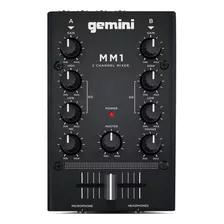 Mezclador, Mixer Gemini Para Dj 2 Canales - Phono Tornamesa 