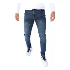 Pantalón Semiskinny De Mezclilla Strech Jeans Para Hombre
