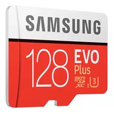 Tarjeta Sd Samsung Micro Sdxc Evo Original De 128 Gb, 100 Mb/s, U3, Máximo Rendimiento Y Rendimiento Para Teléfonos Inteligentes Y Tabletas