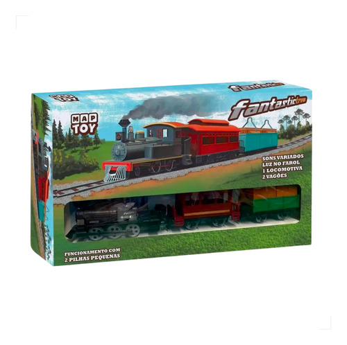 COMPREI UMA SUPER LOCOMOTIVA DE TREM * brinquedo de infância * 