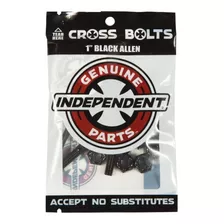 Tornillos Independent Allen Cross Bolts Negros 1 Pulgada