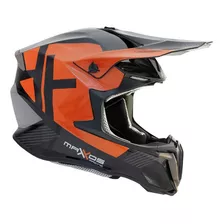 Capacete Trilha Motocross Leve 1295gr Mattos Combat Leggero Cor Laranja Tamanho Do Capacete 60