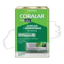 Tinta Coral Anti Mofo Acrílica Coralar 18 Litros Branco