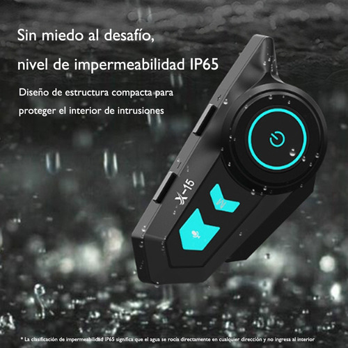 Audfonos Para Casco De Motos Bluetooth5.2 Impermeables Ipx7 Foto 2