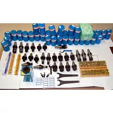 111 Pc Techniks Cat 40 Cnc Mill Tooling Kit-haas,fadal- Uub