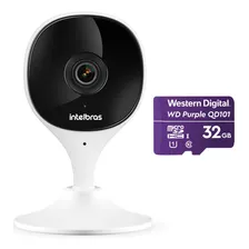 Camera Segurança Intelbras Full Hd Wifi Ip Cartão Sd 32 Gb Cor Branco