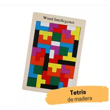 Tetris De Madera Juego De Encastre Y Lógica Didáctico