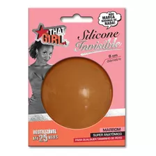 That Girl Silicone Invisible Marrom