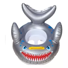 Boia Inflável Infantil Tubarão Com Pezinhos Piscina - Snel