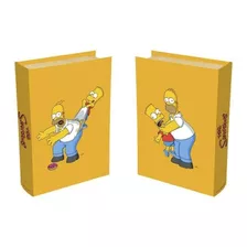 Livro Decorativo Simpsons Springfield Homer E Bart