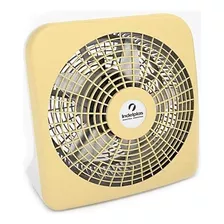 Ventilador De Piso Indelplas Deco Iv D12 Amarillo Con 5 Pala