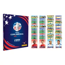 Álbum Duro Copa América Usa 2024 + 50 Laminas Sin Repetir 