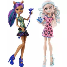 Monster High Scare And Makeup 2 Viperine & Clawdeen Set