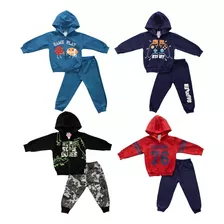 Kit Infantil 8 Peças Moletom Inverno Masculino Barato Frio 