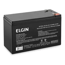 Elgin 12v 7ah Vrla Selada - Cerca Elétrica E Alarme