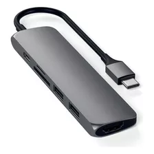 Hub Satechi Usb C Slim V2 Multi-puertos Adaptador Para Mac