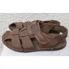 Sandalias Cuero Marron Hi Tec N°42 Para Restaurar.