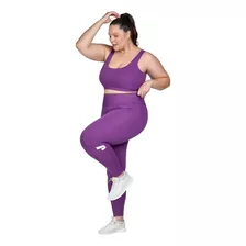 Legging Fitness Plus Size - Alto Giro