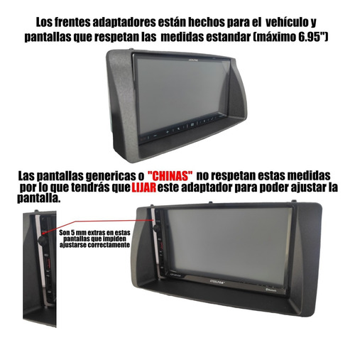 Base O Frente Adaptador 1 O 2 Din Fmk531 Ford Escape 08-11 Foto 2