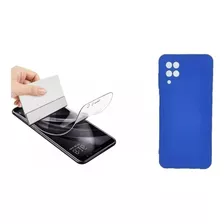 Funda Silicona + Hidrogel Compatible Con Samsung A12 / M12