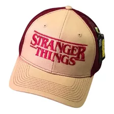 Gorra Stranger Things Vintage Bordada Regulable Trucker