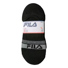 Calcetines Fila Hombre Striped Liner Blk Ligero Original