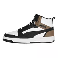 Zapatilla Puma Rebound V6 Hombre White/black/brown