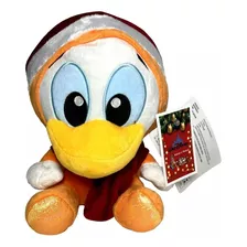 Edição Natal - Boneco Pelúcia Pato Donald Baby Bebê Disney