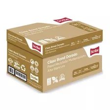 Caja Papel Scribe Class Bond Dorado Carta Con 5000 Hojas Color Blanco