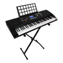 Teclado Musical 61 Teclas Hk-812- Prof Sensitive Usb+suporte