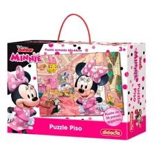 Puzzle Piso Minnie 35 Piezas - Juego De Mesa - Vamos A Jugar