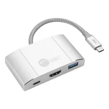 Siig Hub Usb-c Con Hdmi 4k De 30 Hz, Carga Para Laptop De 85