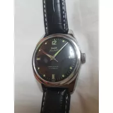 Reloj De Pulsera Indu Retro Pilot Para Shock Negro