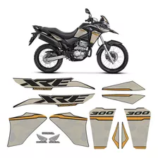 Kit Adesivos Honda Xre 300 Adventure 2022 Moto Preta