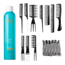 Set Para Peinados+luminous Hairspray Moroccanoil